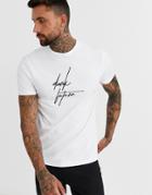 Asos Design T-shirt With Dark Future Logo-white