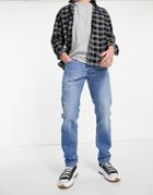 Lee Daren Straight Fit Jeans In Light Daze-blues