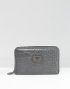 Marc B Lolitta Classic Zip Around Purse - Gray
