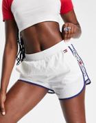 Tommy Hilfiger Sport Running Short With Tape Logging In White - Part Of A Set