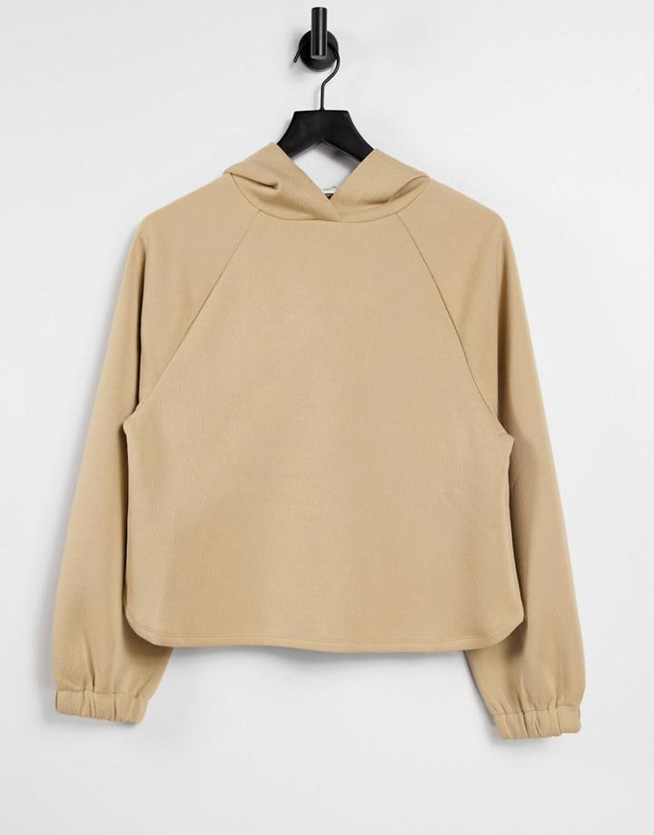 Mango Premium Lounge Hoodie In Beige - Part Of A Set-neutral