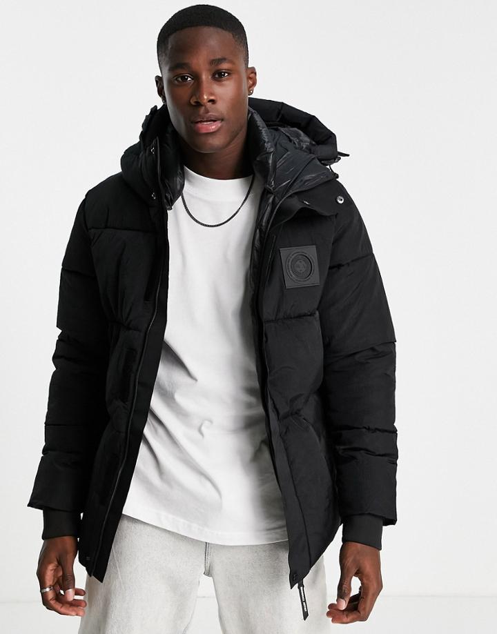 Marshall Artist Fantom Siren Bubble Padded Jacket In Black