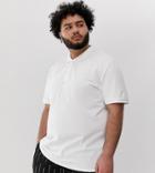 Only & Sons Pique Polo In White - White