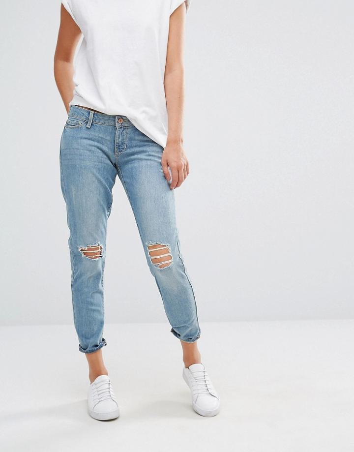 Noisy May Eve Keyhole Jeans 32 - Blue