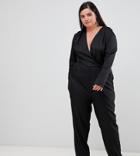 Unique 21 Hero Long Sleeve Jersey Jumpsuit - Black
