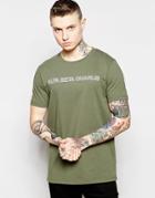 Asos T-shirt With Abc Print In Heavyweight Jersey - Thyme