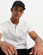 Tommy Hilfiger Luxury Stretch Slim Polo Shirt-white