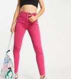 Reclaimed Vintage Inspired '90 Skinny Jean In Pink