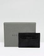 Allsaints Leather Cardholder - Black