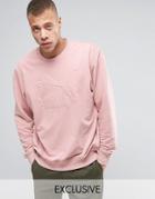 Puma Oversized Sweatshirt In Pink Exclusive To Asos - Pink