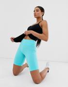 Asos 4505 Booty Short In Long Length - Green