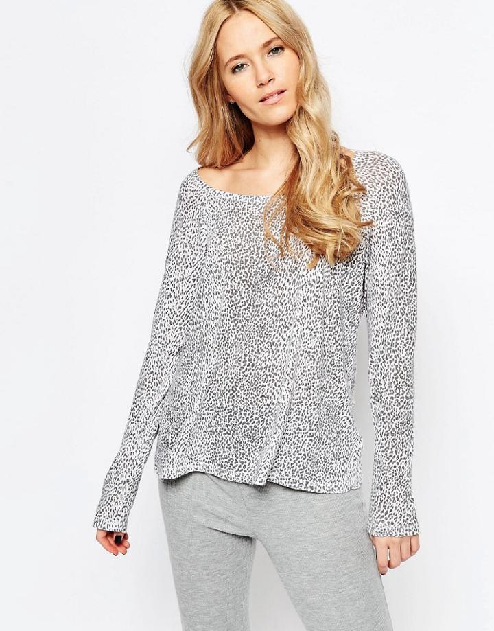 Sundry Long Sleeve Raglan Top - Oyster