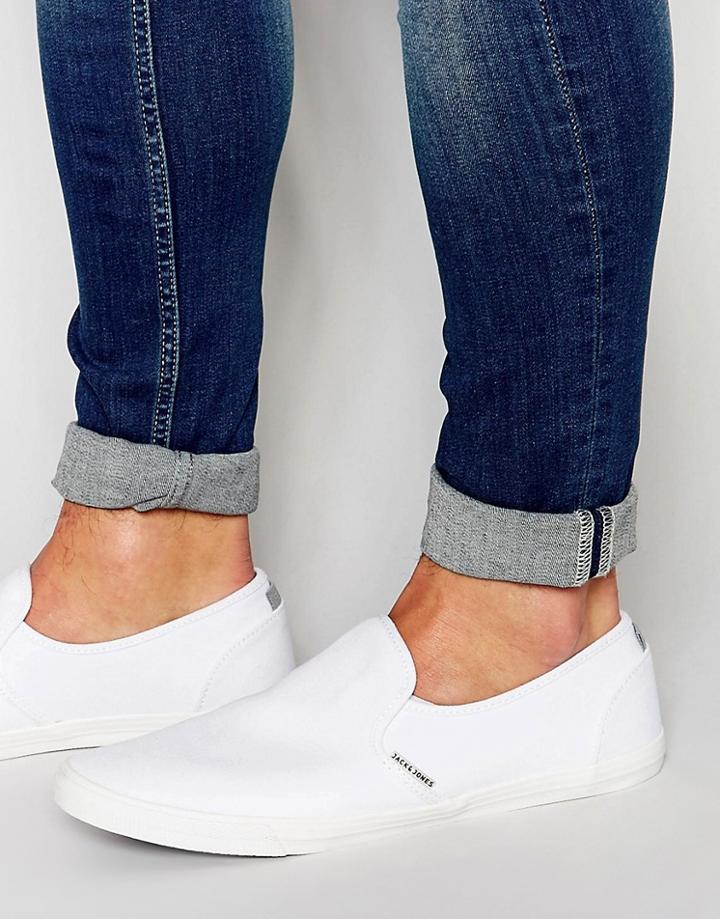 Jack & Jones Spider Canvas Loafer - White