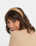 Southbeach Pu Thick Headband-brown
