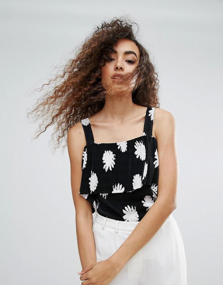 Warehouse Bardot Top With Straps - Multi