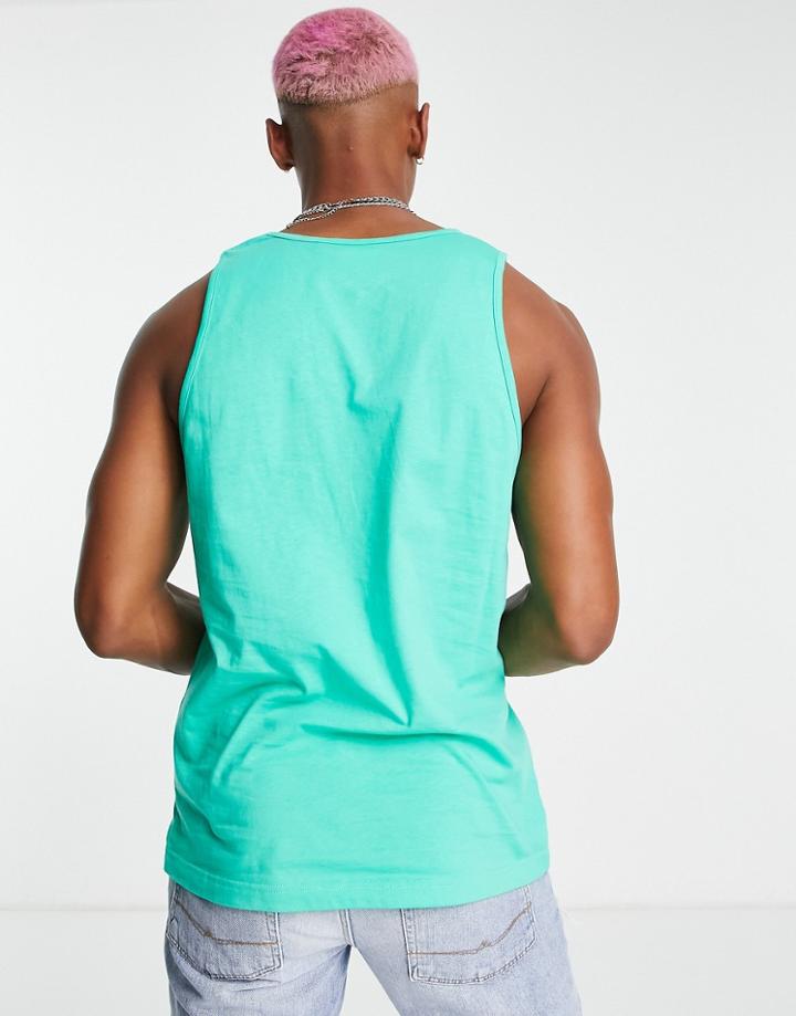 Adidas Originals Essentials Tank Top In Hi-res Green
