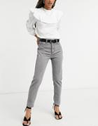 In The Style X Jac Jossa Mom Jeans In Gray-grey