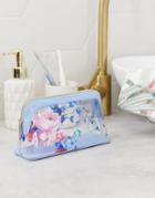 Ted Baker Pandor Raspberry Ripple Makeup Bag - Clear