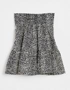 Topshop Animal Poplin Mini Skirt In Multi