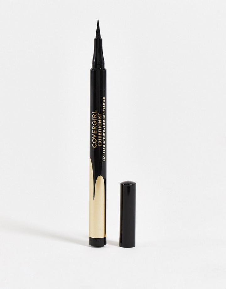 Covergirl Exhibitionist Lash Enhancing Liquid Eyeliner In Matte Black