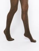 Gipsy Speckled Warm Winter Tights - Khaki
