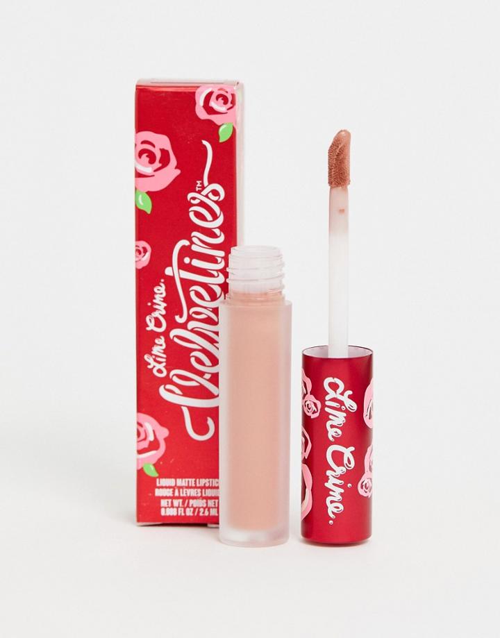 Lime Crime Matte Velvetines Liquid Lipstick - Lulu - Pink