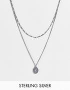 Serge Denimes Pax Pendant Necklace In Sterling Silver