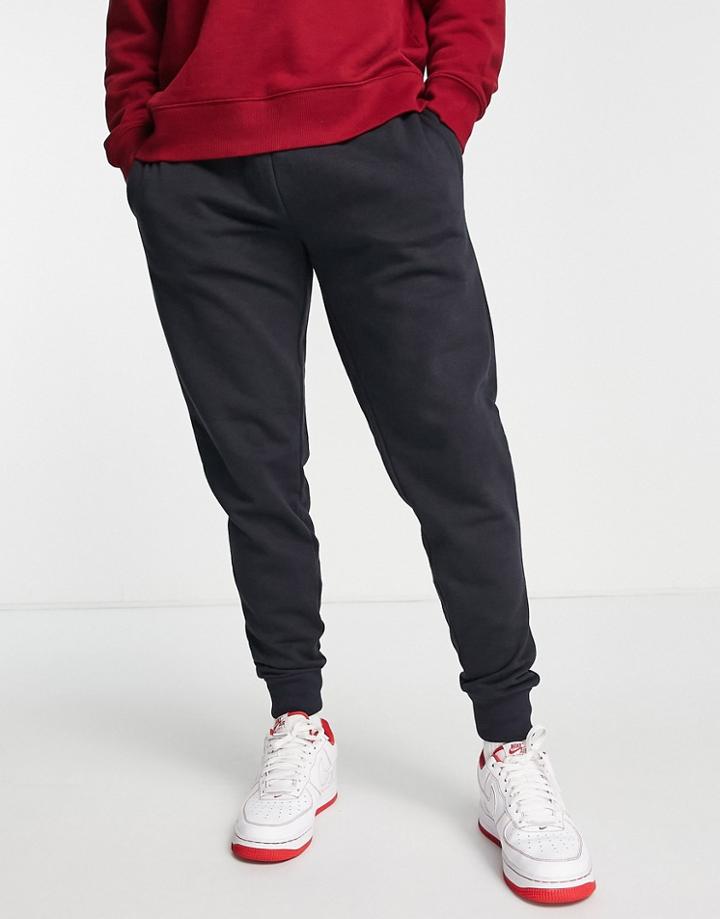 Threadbare Slim Fit Sweatpants In Navy