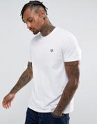 Fred Perry T-shirt With Crew Neck In White - White