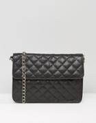 Urbancode Quilted Leather Bag - Black