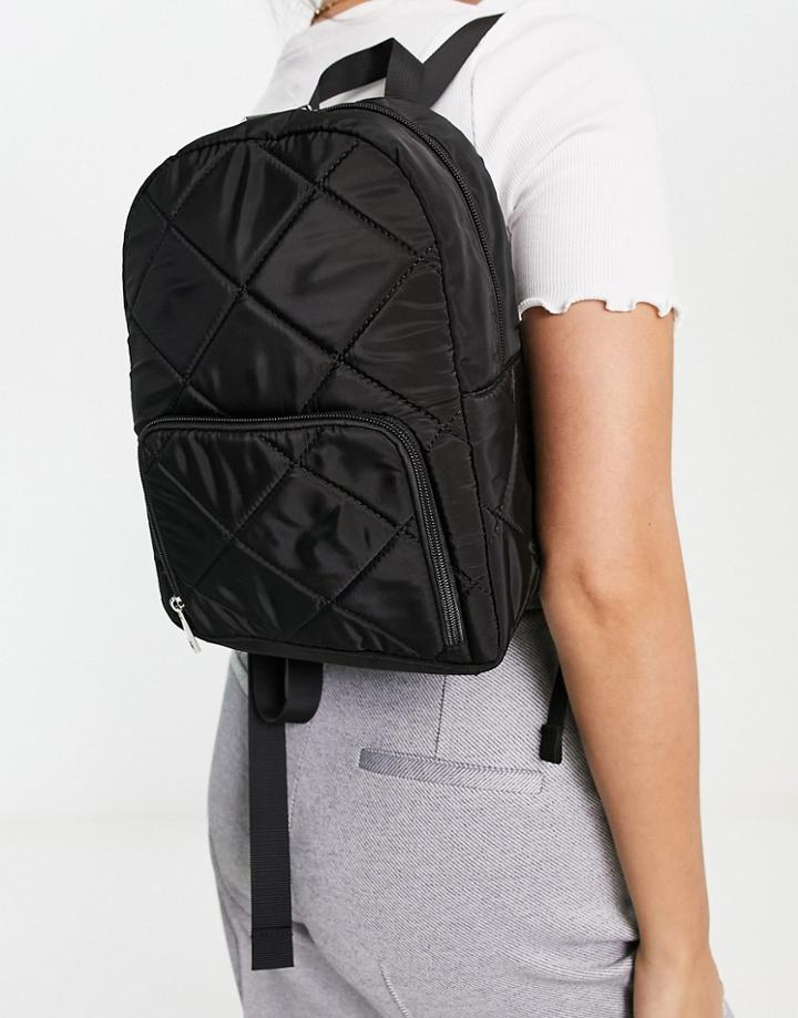 Truffle Collection Padded Backpack In Black