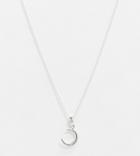 Kingsley Ryan Necklace With Crescent Moon Pendant In Sterling Silver