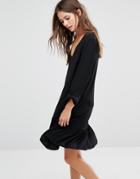 Gestuz Frill Hem Dress - Black