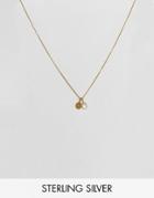 Carrie Elizabeth Initial L Cluster Necklace - Gold