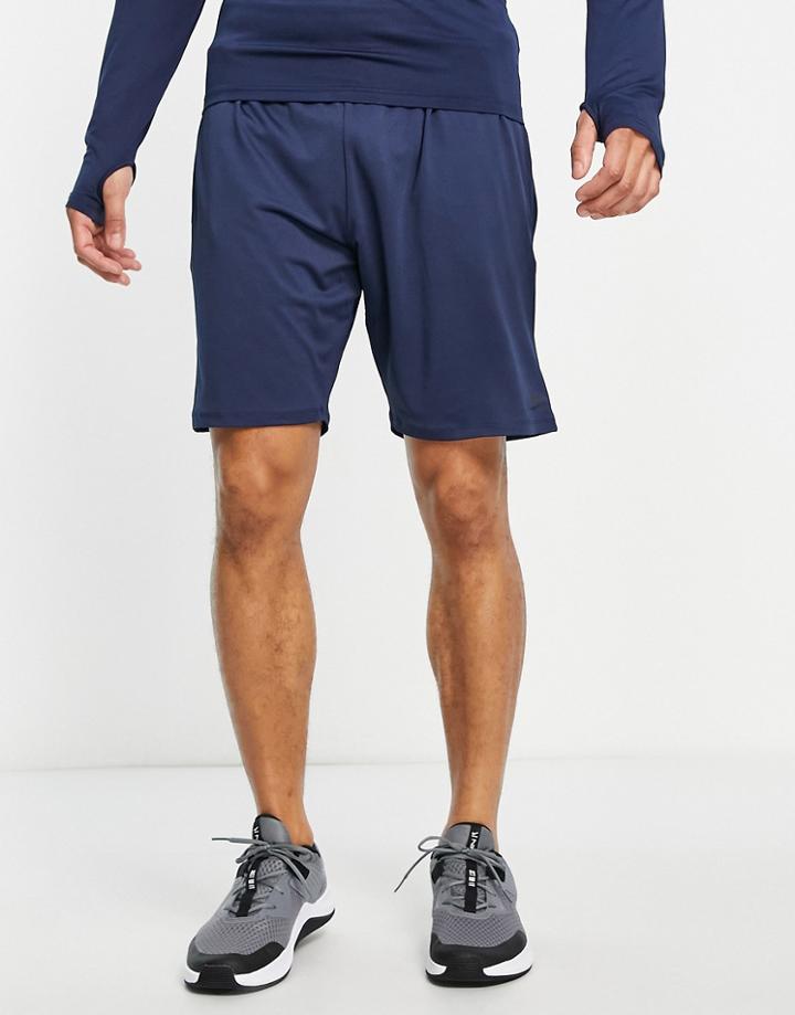 Threadbare Active Training Shorts In Navy