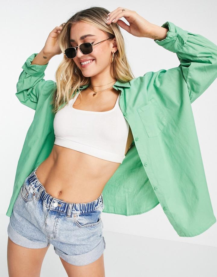 Cotton: On Dad Shirt In Green