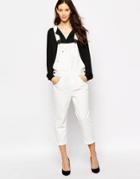 Esprit White Denim Overall - White