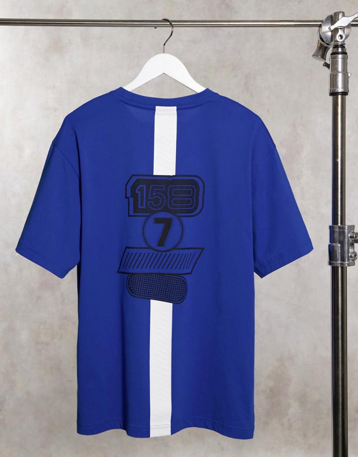 Puma Ferrari Logo T-shirt In Blue
