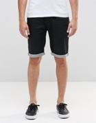 Hoxton Denim Shorts - Black