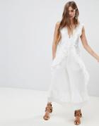 Stevie May Porcelain Sleeveless Jumpsuit - White
