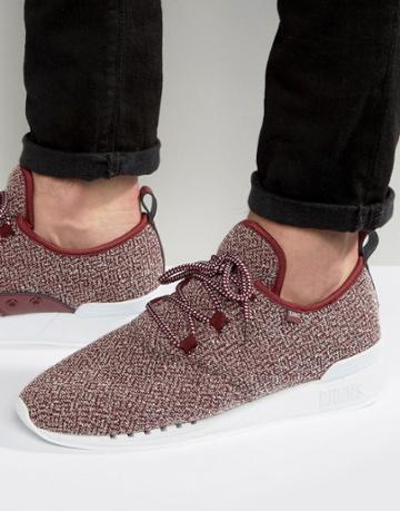 Djinns Moc Lau Squeeze Sneakers In Red - Red