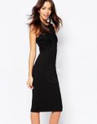 New Look Lace Body-conscious Dress - Black