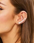Svnx Single Ear Design Earring-gold