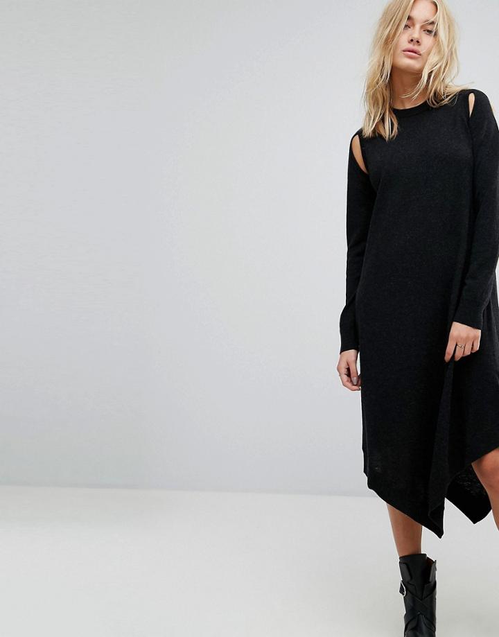 All Saints Avery Midi Dress - Black