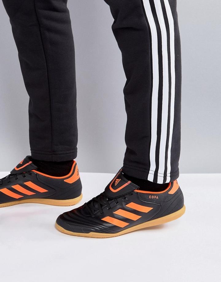 Adidas Tango Soccer Copa 17.4 Indoor Sneakers In Black S77150 - Black