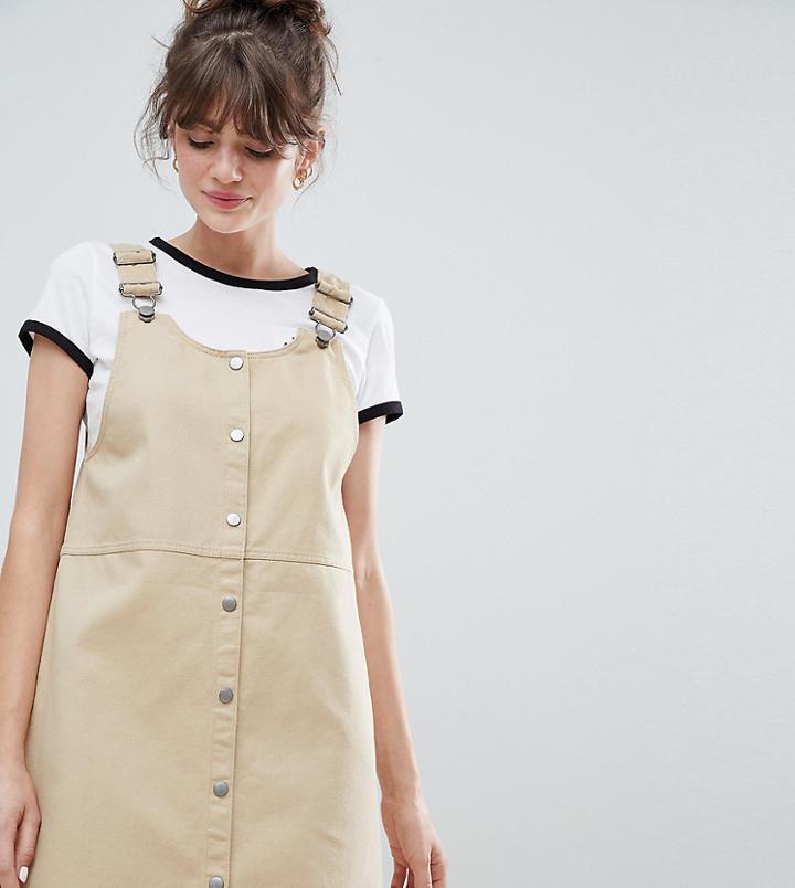Monki Mini Overalls Dress