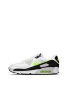 Nike Air Max 90 Sneakers In White/hot Lime