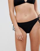 Dorina Black Crochet Bikini Bottom