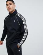 Adidas Originals Superstar Windbreaker Jacket In Black - Black
