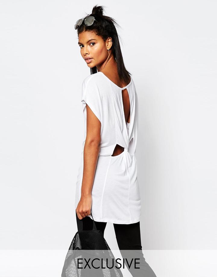 Y.a.s Stay Twist Top - White